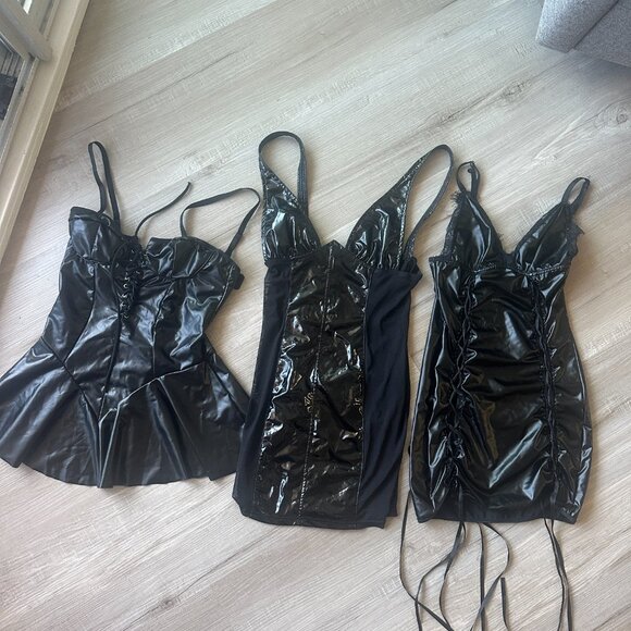 3 Sexy PVC style dress - Picture 2 of 2